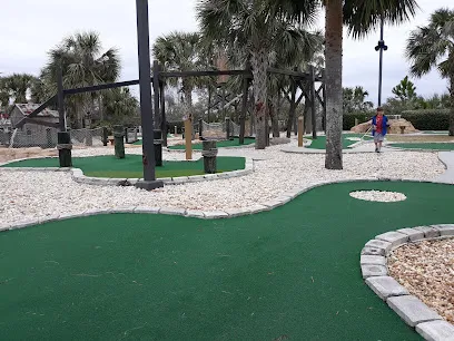 Shrimpy's Grill and Golf mini golf course in Gulf Shores, Alabama