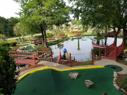 Trackside The Putting Place mini golf course in Mobile, Alabama