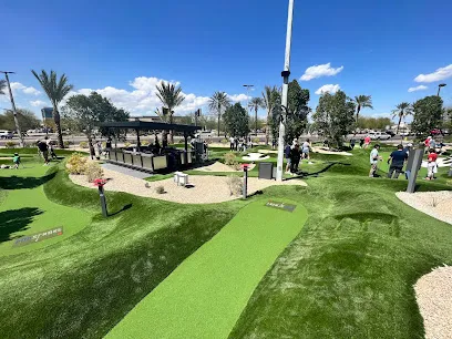 PopStroke mini golf course in Glendale, Arizona