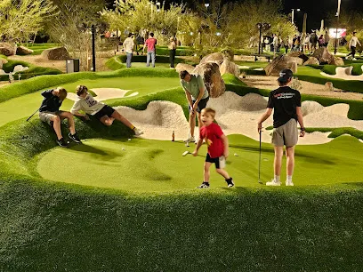 PopStroke mini golf course in Scottsdale, Arizona