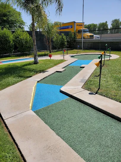 Camelot Golfland mini golf course in Anaheim, California