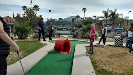 Fiesta Village Family Fun Park mini golf course in Colton, California