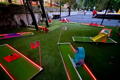 Epic Fun Foam Party mini golf course in Los Angeles, California