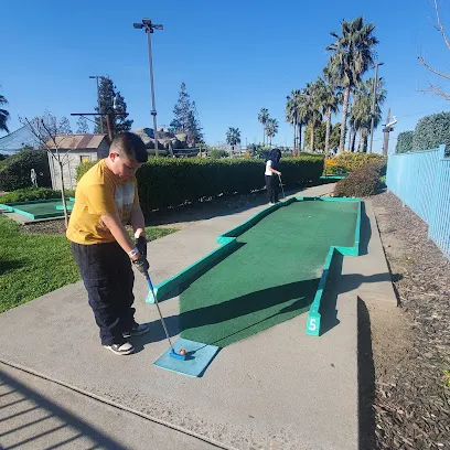 Putt-Putt Fun Center mini golf course in Modesto, California