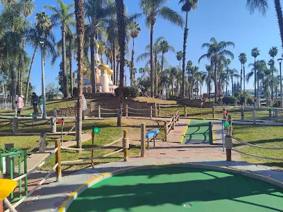 Castle Park Golf & Games mini golf course in Riverside, California