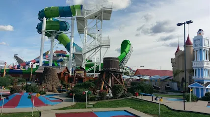 Roseville Golfland Sunsplash mini golf course in Roseville, California
