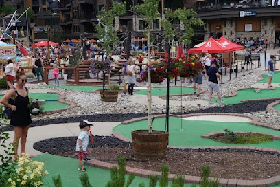Mini Golf on Peak 8 mini golf course in Breckenridge, Colorado