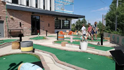 FlyteCo Tower mini golf course in Denver, Colorado