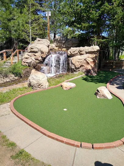 Cascade Creek Mini Golf and Golf Simulator by Trackman mini golf course in Estes Park, Colorado