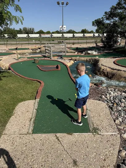 The Rush Event Center mini golf course in Evans, Colorado