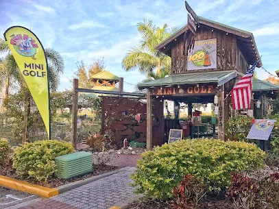 The Fish Hole at Lakewood Ranch mini golf course in Bradenton, Florida