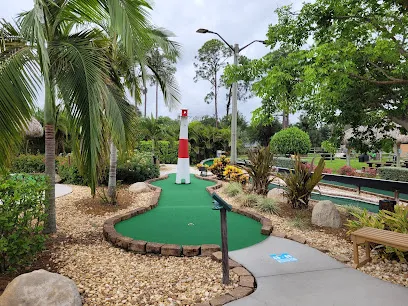 Tropical Breeze Fun Park mini golf course in Cape Coral, Florida