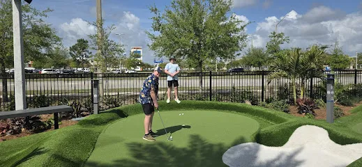 PopStroke mini golf course in Daytona Beach, Florida