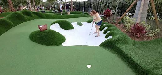PopStroke mini golf course in Delray Beach, Florida