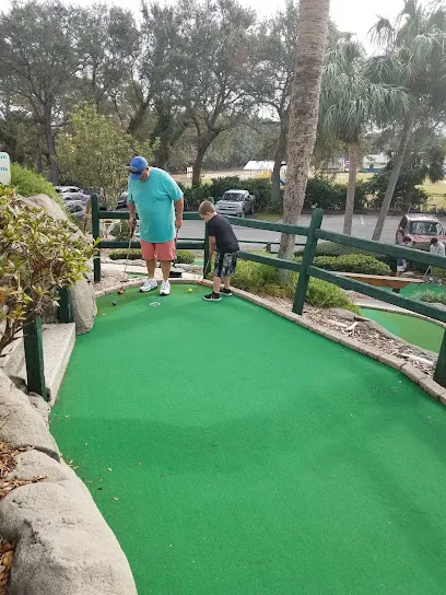 Island Falls Adventure Golf mini golf course in Fernandina Beach, Florida