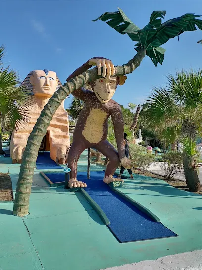 Rainforest Black Light Golf & Arcade mini golf course in Miramar Beach, Florida