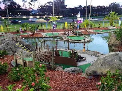 Hawaiian Rumble Adventure Golf mini golf course in Orlando, Florida