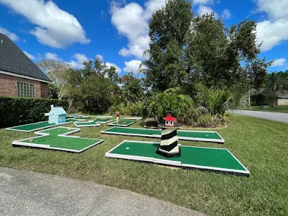 Putting A Round Minature Golf Rentals mini golf course in Ormond Beach, Florida