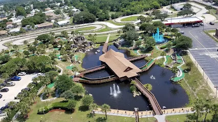 Hidden Lagoon Super Race Track and Golf mini golf course in Panama City Beach, Florida