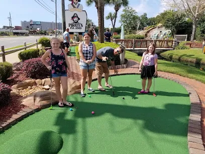Pirate’s Island Adventure Golf mini golf course in Panama City Beach, Florida