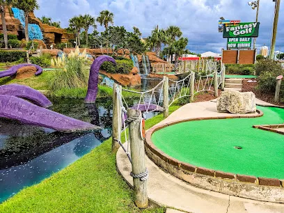 Emerald Falls Family Recreation Center mini golf course in Panama City, Florida