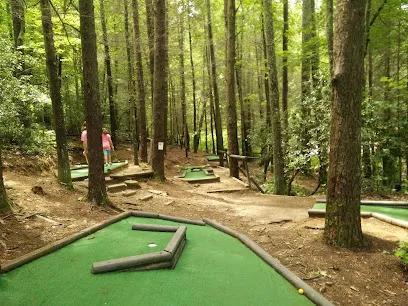 The Lilly Pad Village mini golf course in Blue Ridge, Georgia
