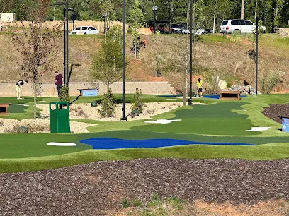 Tin Cup Grill mini golf course in Cumming, Georgia