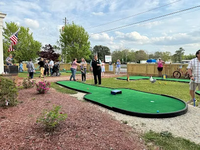 Pedals and Putts mini golf course in Hartwell, Georgia