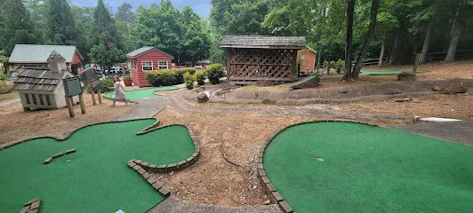 Hurricane Shoals Park Putt Putt mini golf course in Maysville, Georgia