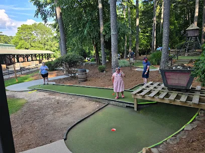 Great Locomotive Chase Adventure Golf mini golf course in Stone Mountain, Georgia