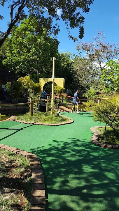 Anaina Hou Community Park mini golf course in Kilauea, Hawaii