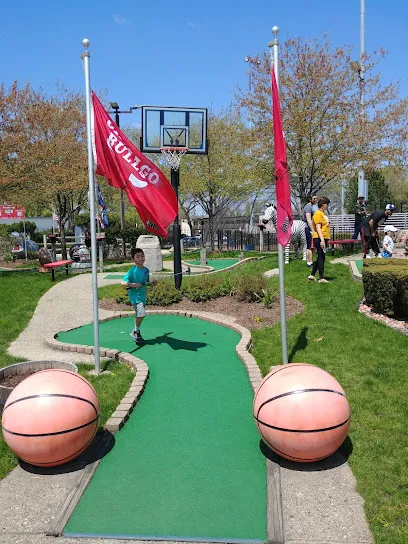 Pioneer Park mini golf course in Niles, Illinois