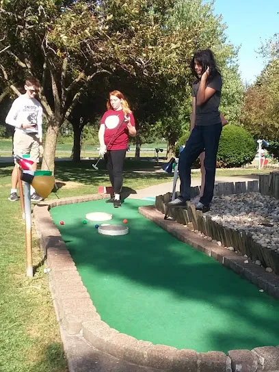 Paige's Crossing & Toptracer Driving Range mini golf course in Columbia City, Indiana