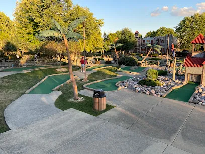 Pirates Quest at Royal Pin Woodland mini golf course in Indianapolis, Indiana