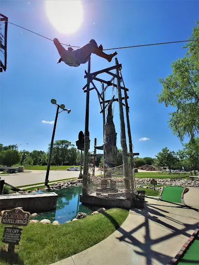 Pirate's Cove Adventure Golf mini golf course in Arnolds Park, Iowa