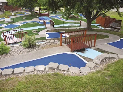 Denison Aquatic Fun Center mini golf course in Denison, Iowa