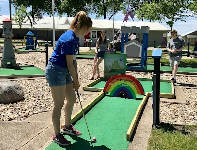 Treasure Village mini golf course in Milford, Iowa