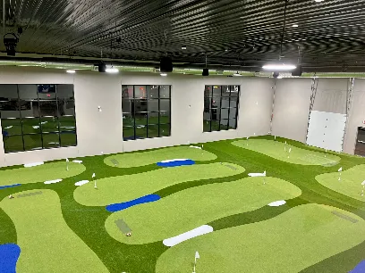 RJ's Indoor Golf and Bar mini golf course in Sioux Center, Iowa