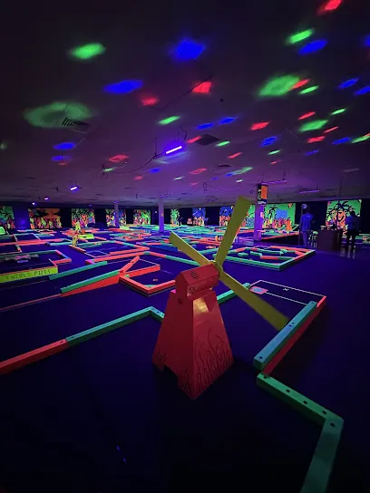 GlowGolf mini golf course in Wichita, Kansas