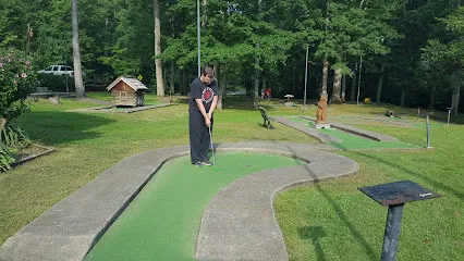Levi Jackson Wilderness Road Park mini golf course in London, Kentucky