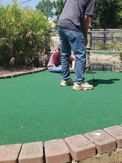 All Star Lanes mini golf course in Baton Rouge, Louisiana