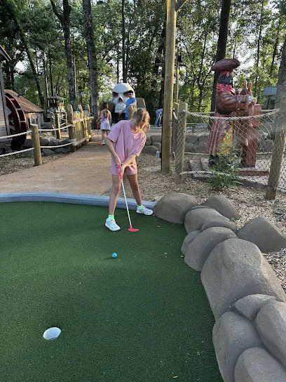Timber Ridge Adventure Park mini golf course in Natchitoches, Louisiana