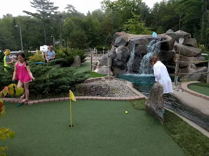 Golfer's Crossing Mini Golf and Ice Cream mini golf course in Rockport, Maine
