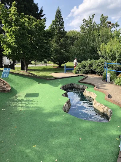 Miniature Golf at Bohrer Park mini golf course in Gaithersburg, Maryland