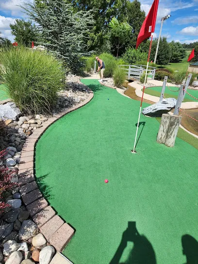 Island Green mini golf course in Westminster, Maryland