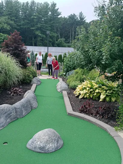 Cafe Sarina mini golf course in Georgetown, Massachusetts