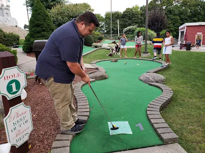 Castle Creek Adventure Land mini golf course in Salem, Massachusetts