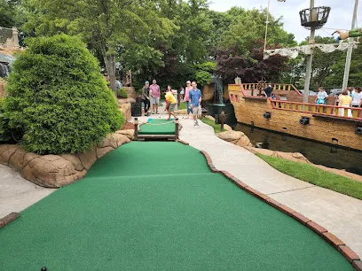 Pirate's Cove Adventure Golf mini golf course in South Yarmouth, Massachusetts