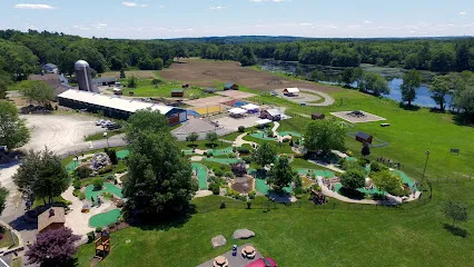 West End Creamery mini golf course in Whitinsville, Massachusetts