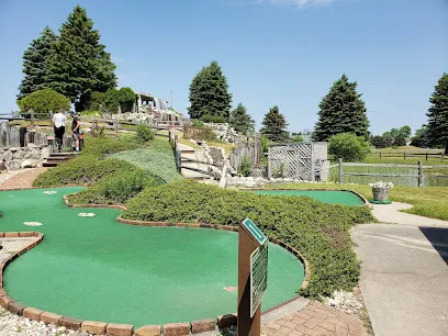 Bavarian Falls Park mini golf course in Gaylord, Michigan
